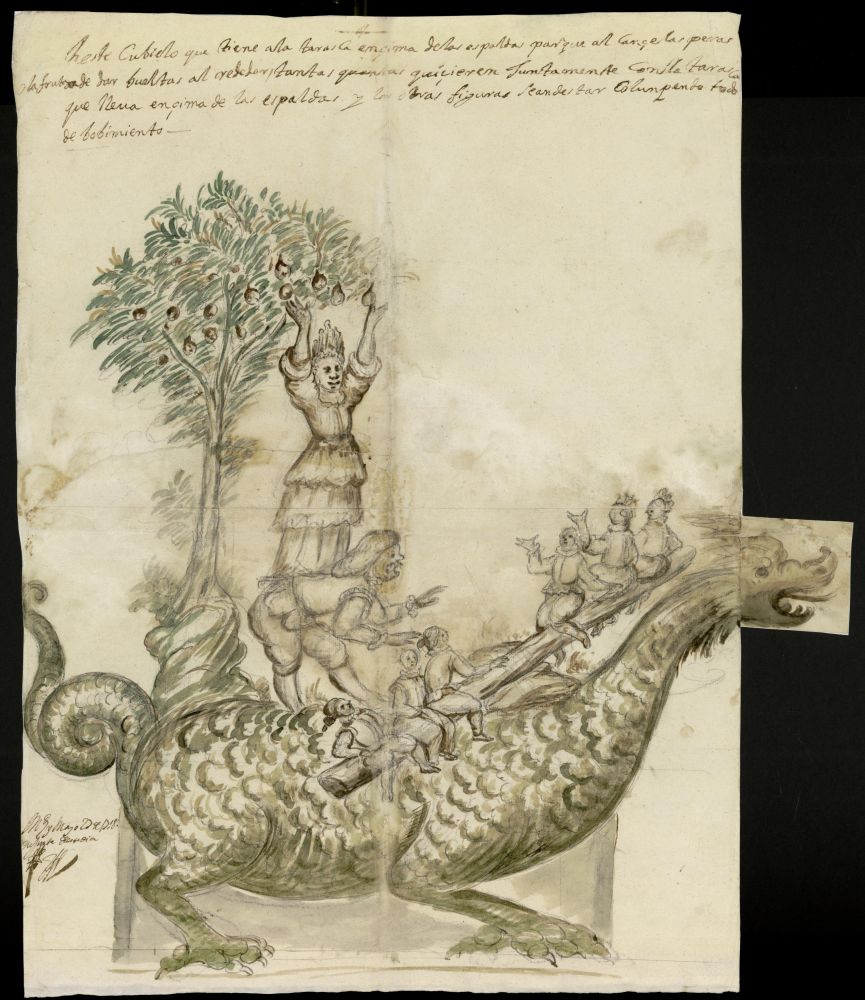 Tarasca para la procesin del Corpus de 1718