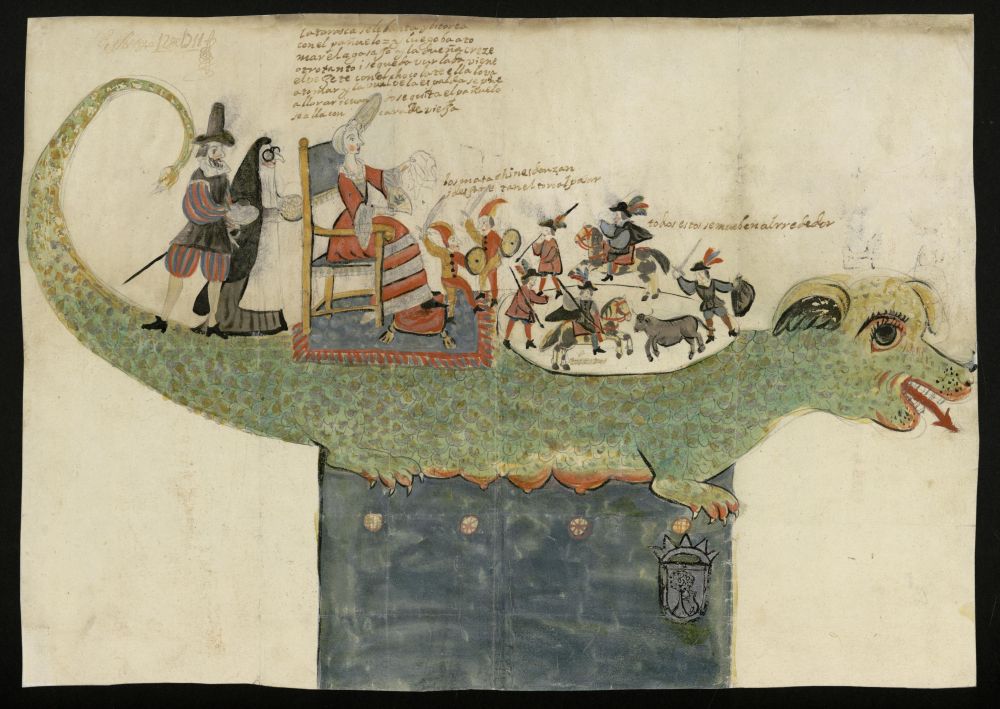 Tarasca para la procesin del Corpus de 1711