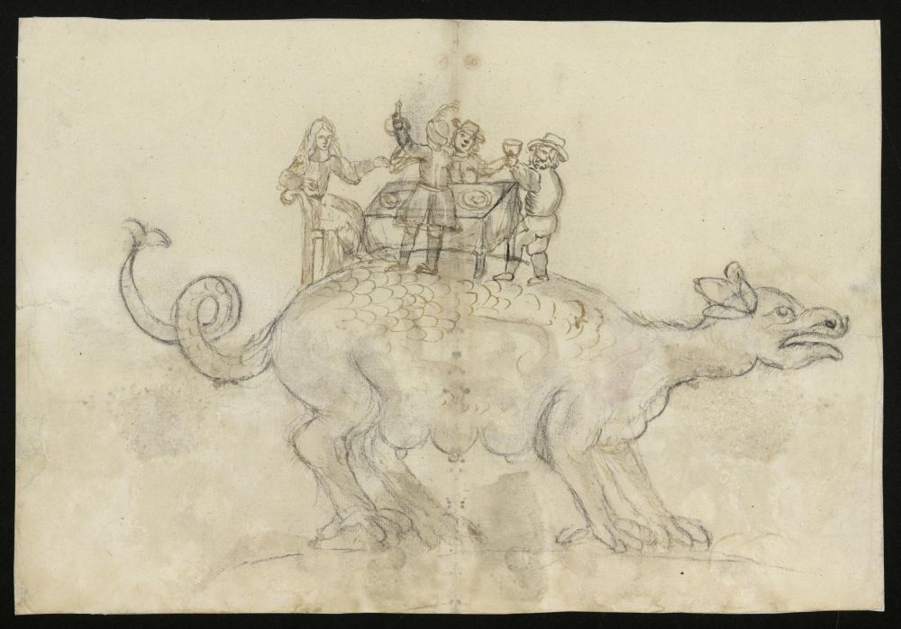 Tarasca para la procesin del Corpus de 1695