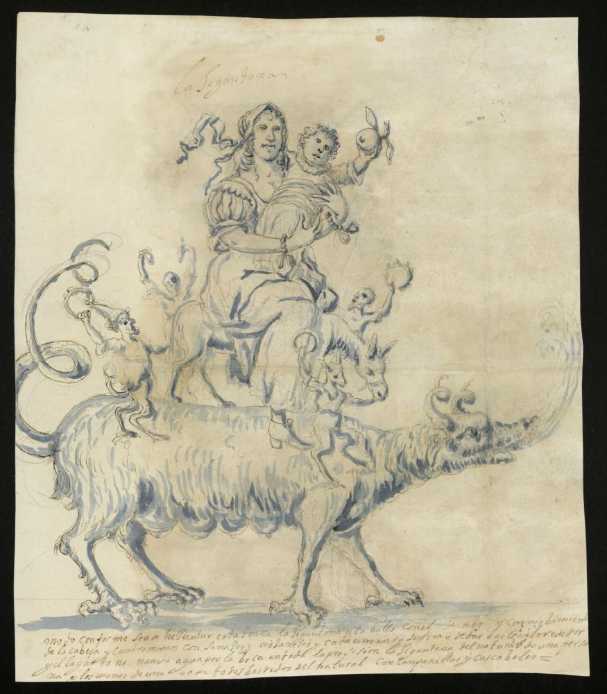 Tarasca para la procesin del Corpus de 1681