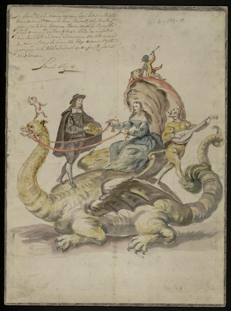 Tarasca para la procesin del Corpus de 1689