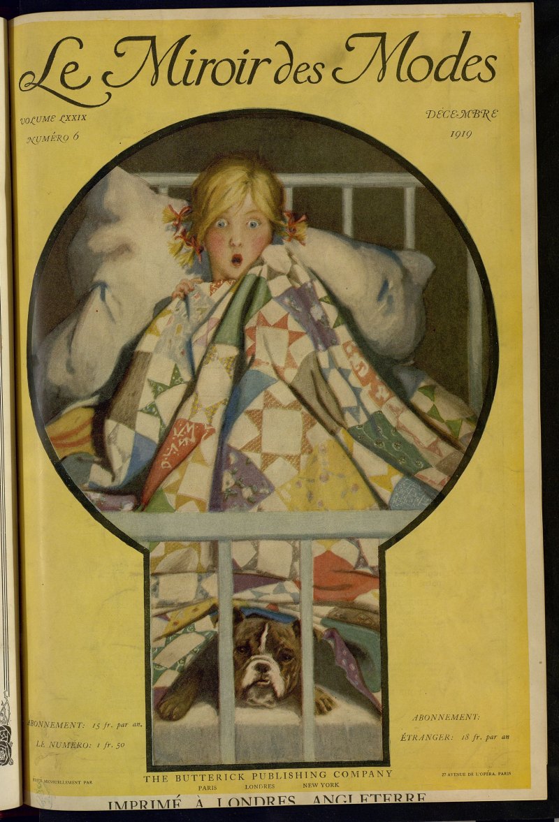 Le Miroir des Modes de diciembre de 1919, nº 6