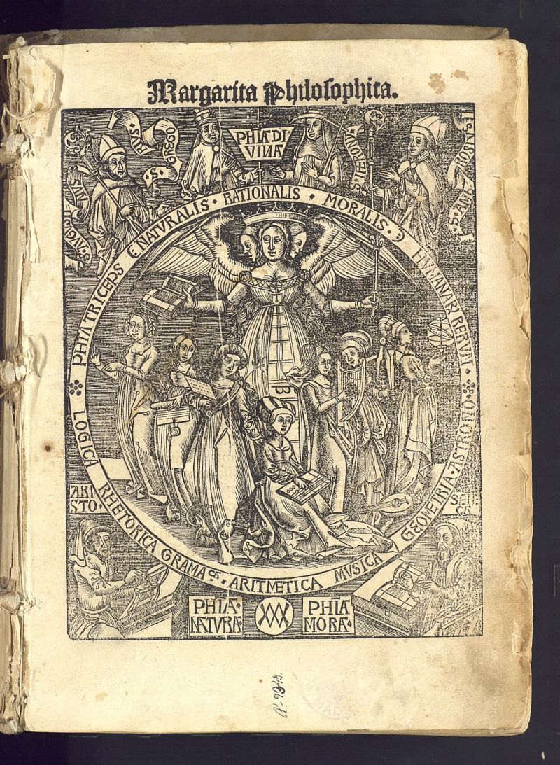 Margarita philosophica : totius Phi[losoph]i Ratio[n]alis, Naturalis & Moralis pri[n]cipia dialogice duodecim libris co[m]plecte[n]s
