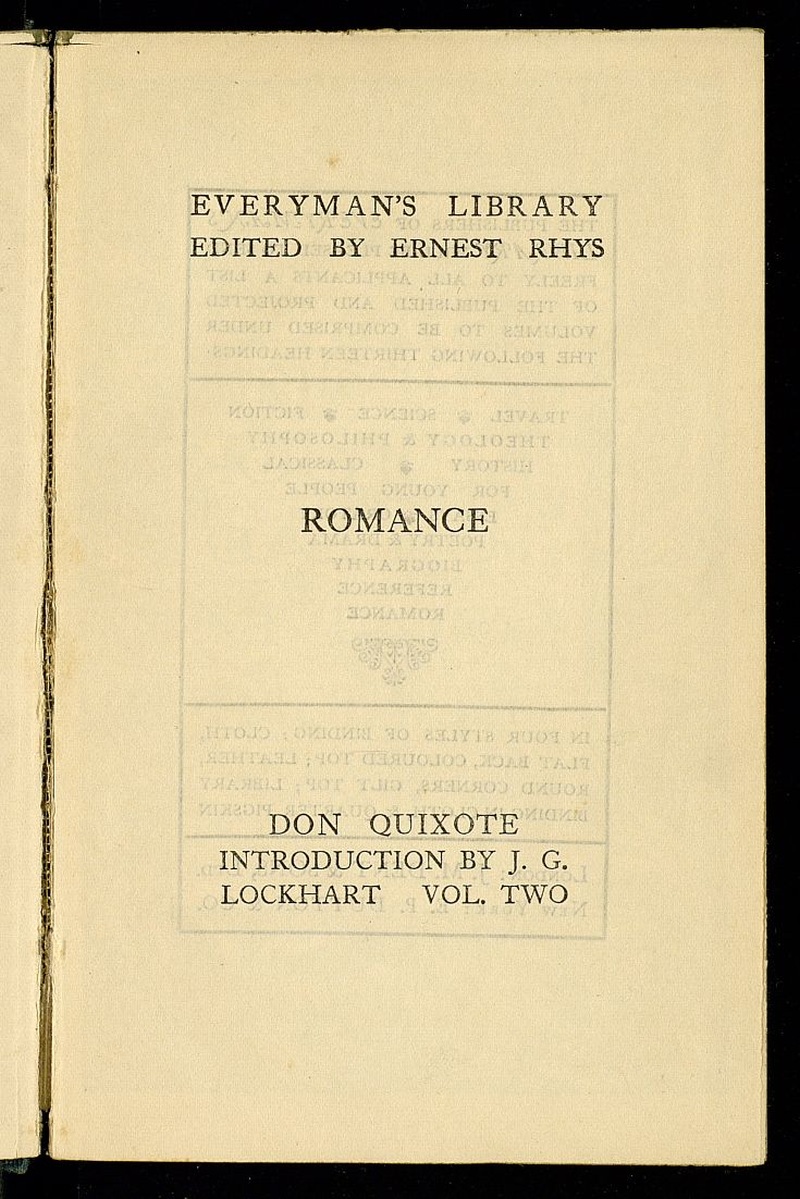 The History of Don Quixote de la Mancha