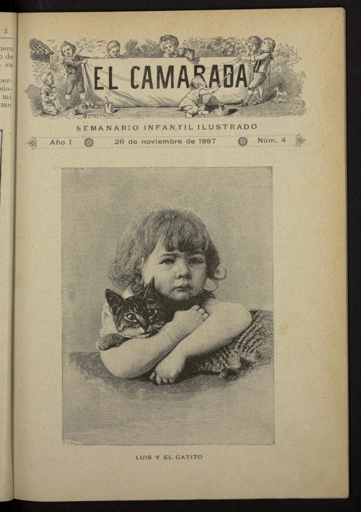 El Camarada : semanario infantil ilustrado del 26 de noviembre de 1887, n 4