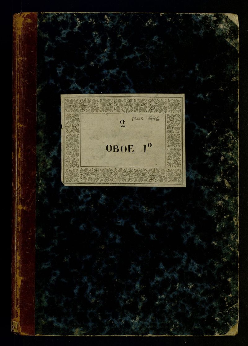 Partes de oboe 1 de diversas obras orquestales