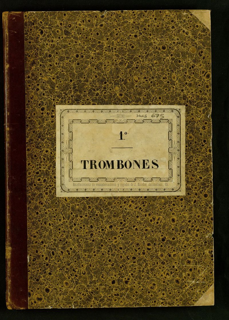 Partes de trombones de diversas obras orquestales