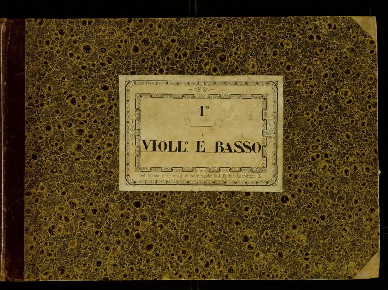 Partes de violloncello y basso (b) de diversas obras orquestales