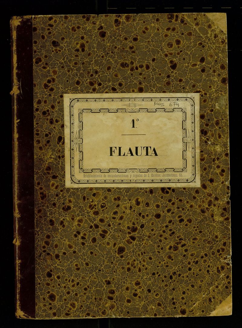 Partes de flauta 1 de diversas obras orquestales