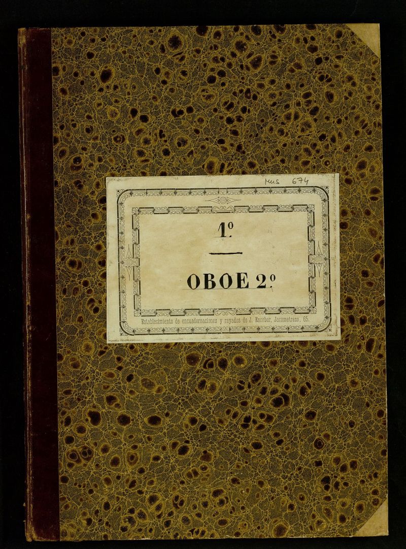 Partes de oboe 2 de diversas obras orquestales