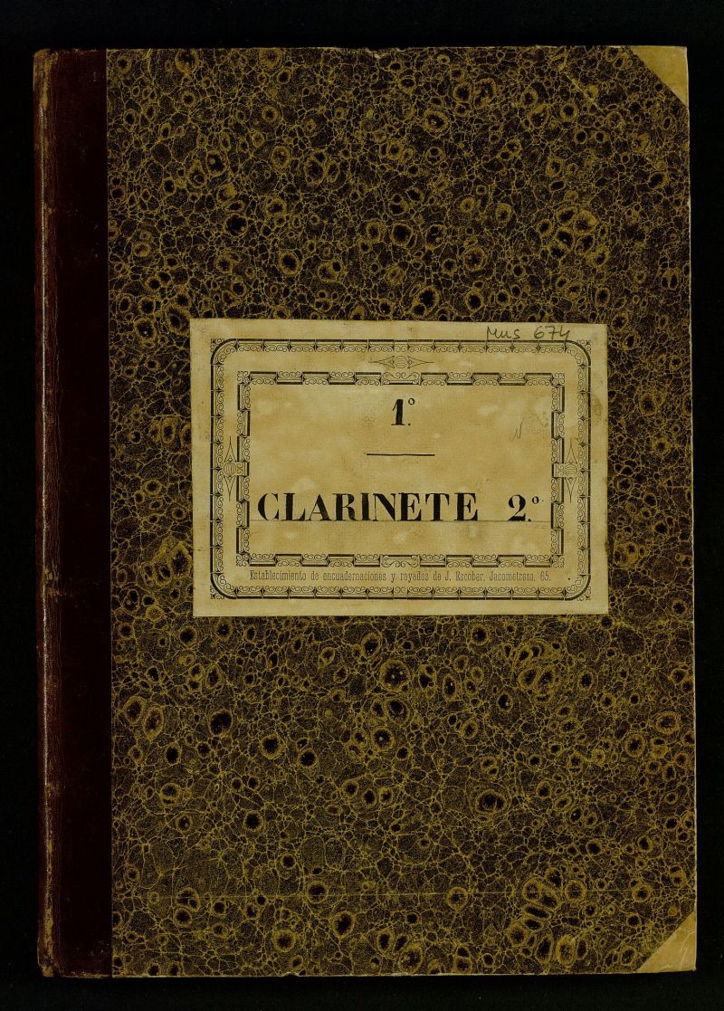 Partes de clarinete 2 de diversas obras orquestales