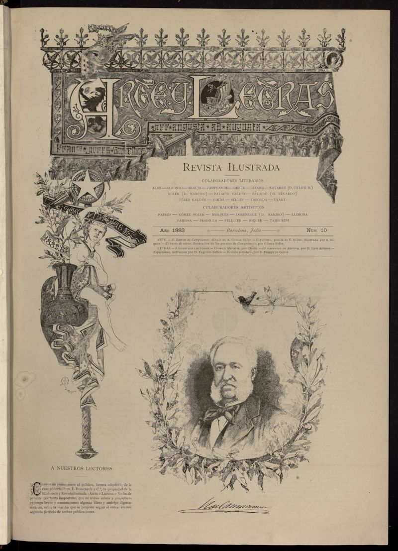Arte y Letras: revista ilustrada del 1 de julio de 1883, n 10