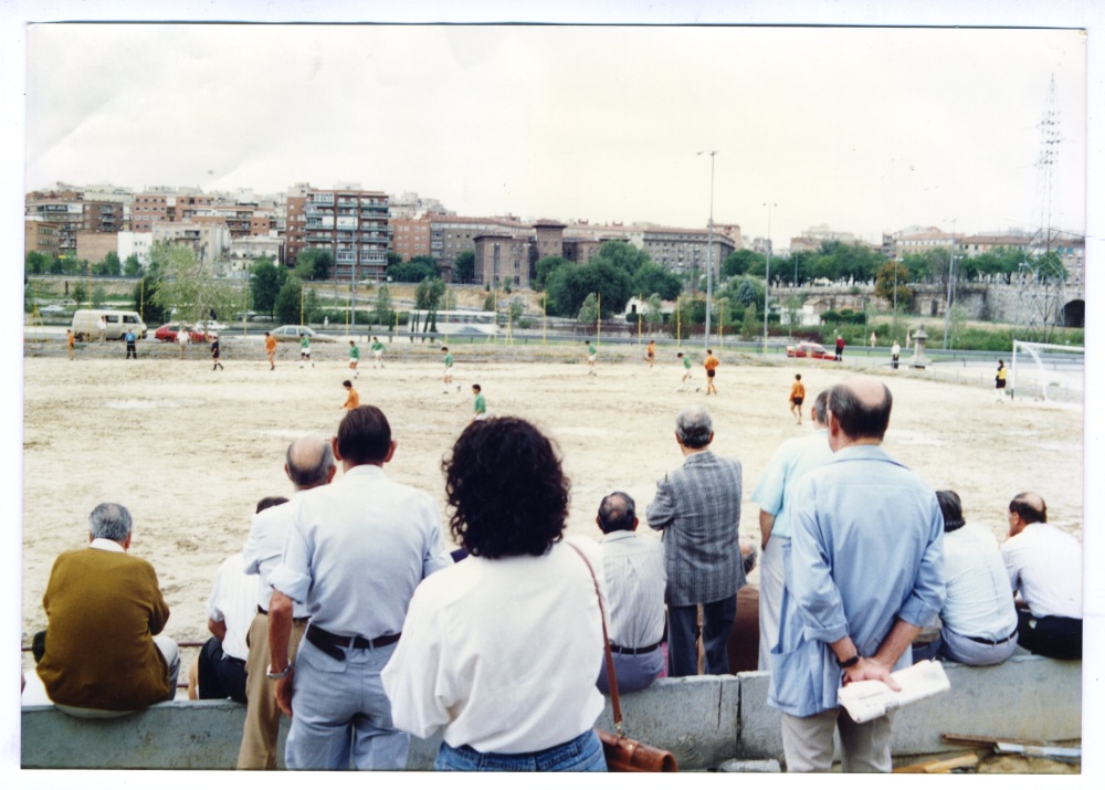 Exhibicin de futbol en las fiestas de la Melonera