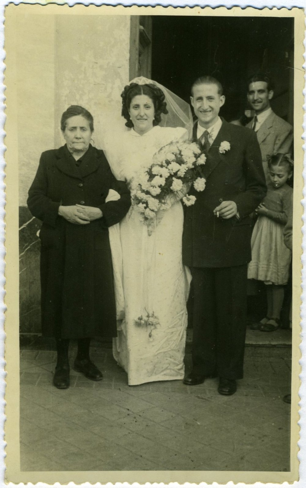 La novia parte haca la Iglesia