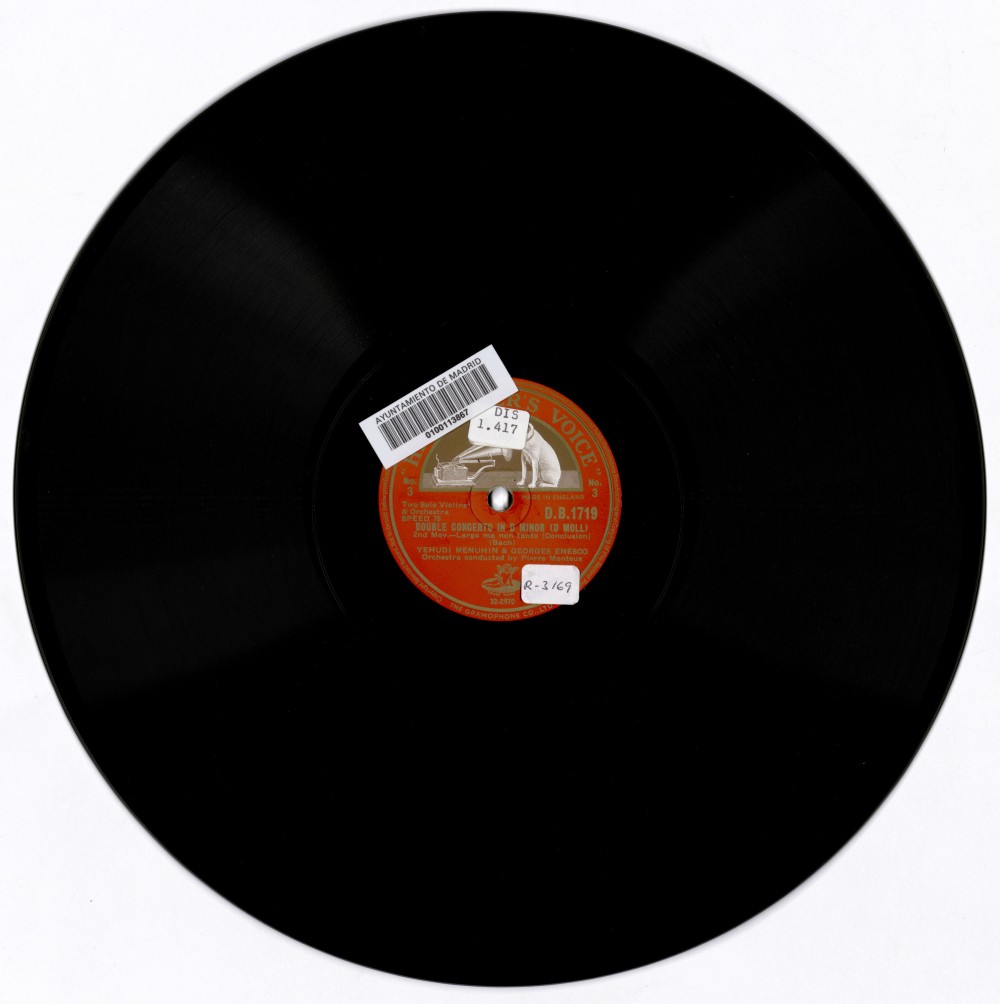 Double concertoin D minor, 2nd Mov. Largo ma non tanto (conclusion)