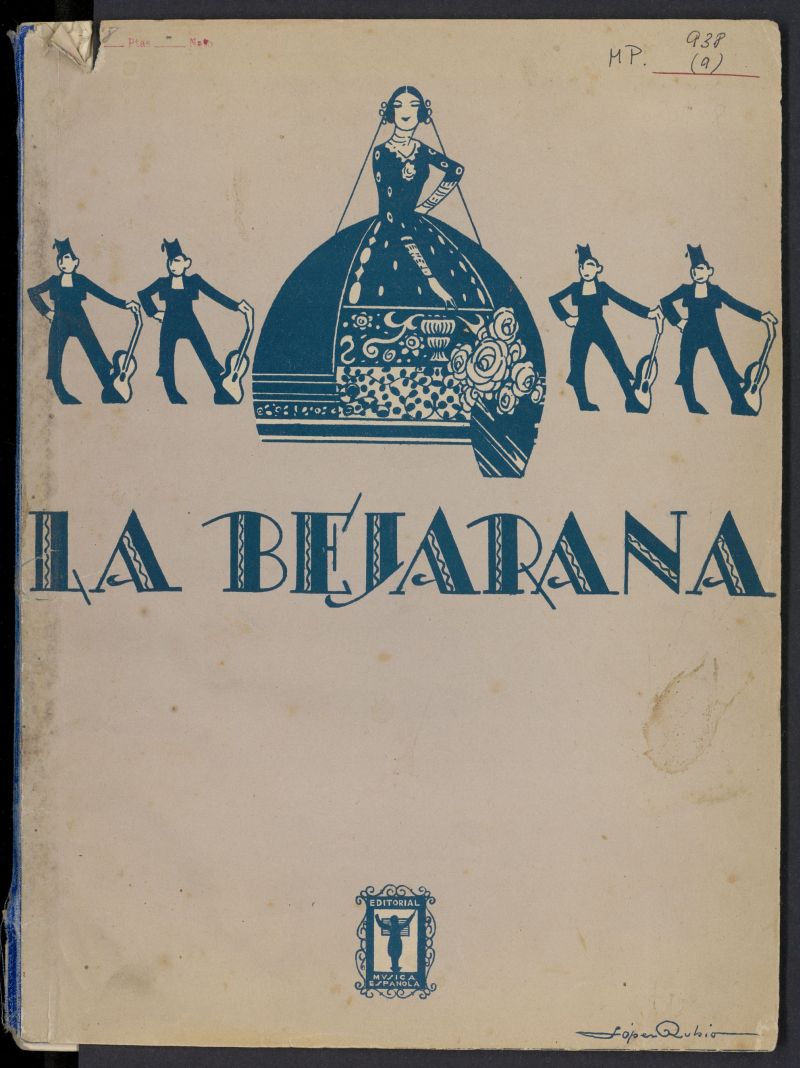 La Bejarana: zarzuela en dos actos divididos en seis cuadros