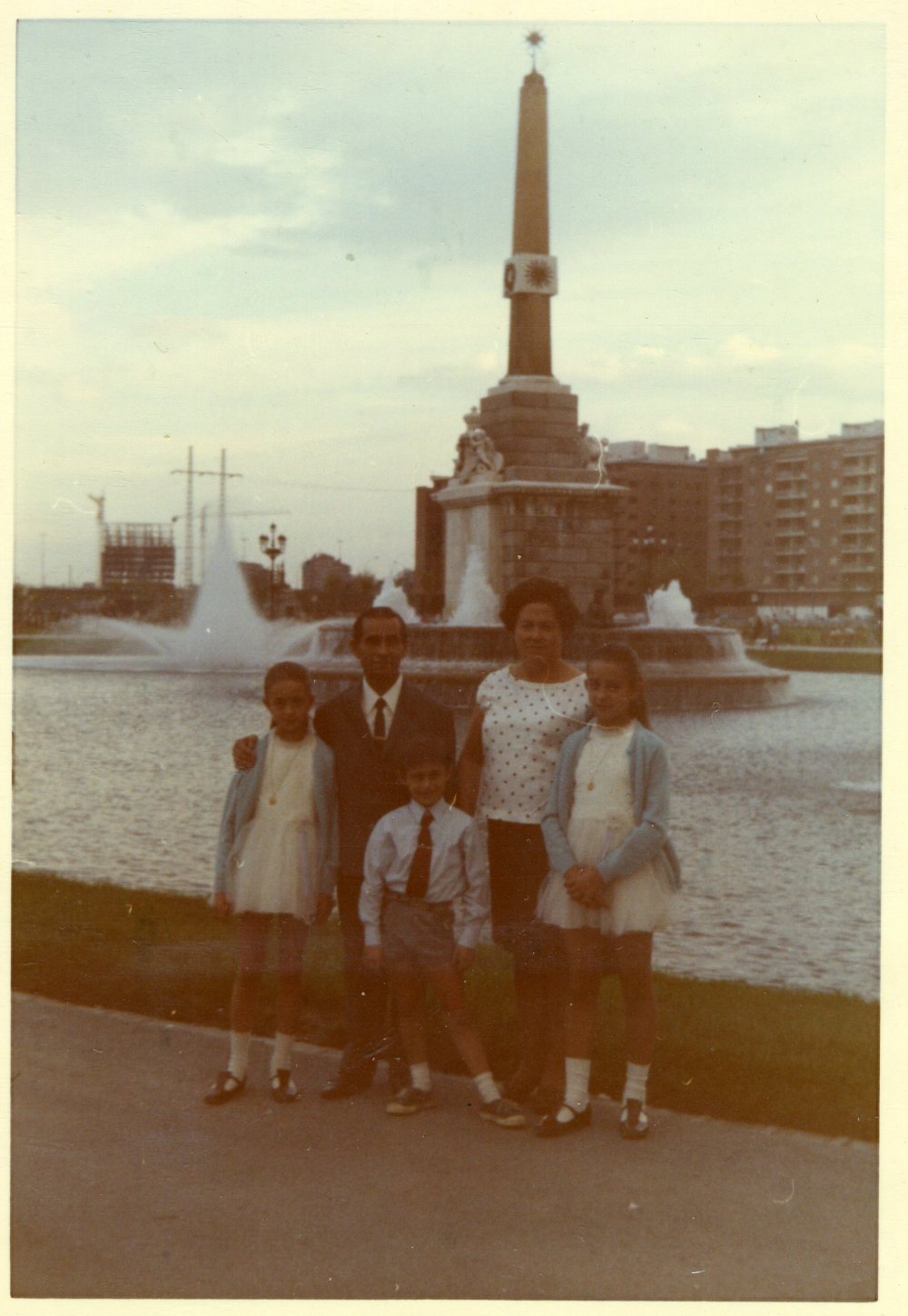 Familia Camarn en el Parque de la Arganzuela