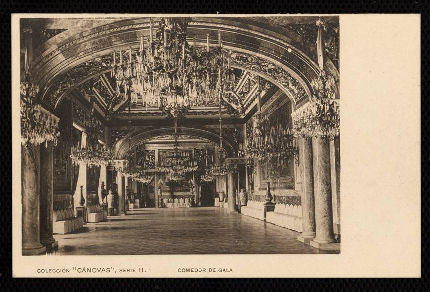 Comedor de gala del Palacio Real