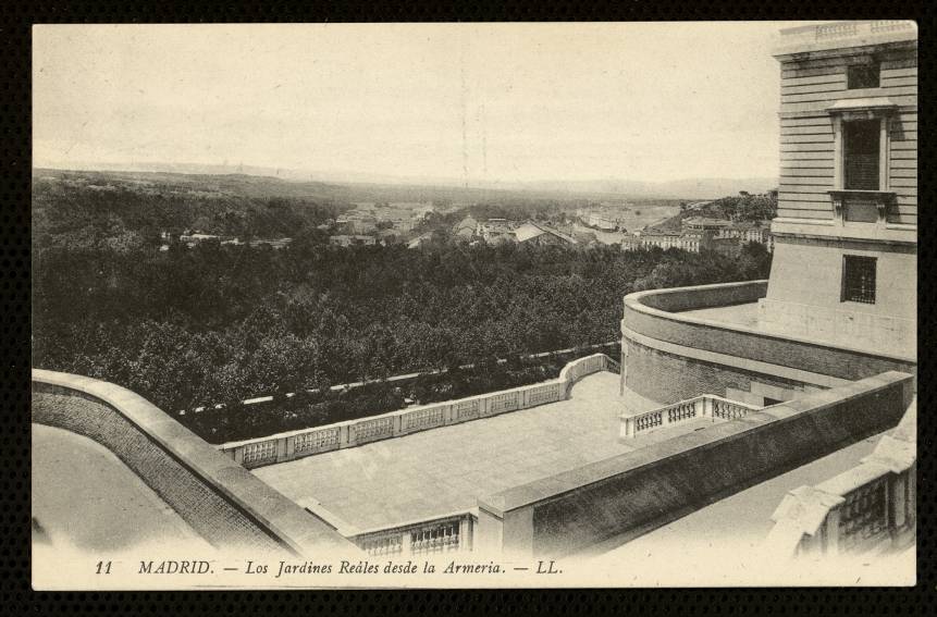 Los Jardines Reales desde La Armera