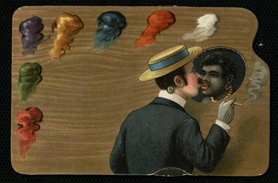 Paleta de pintor con figuras