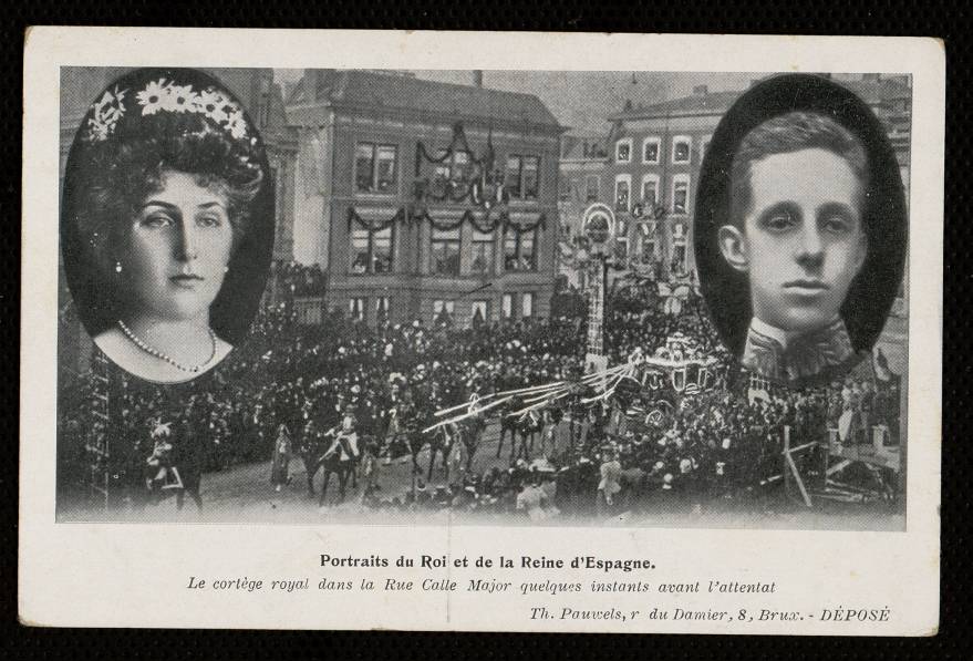 Portraits du Roi et de la Reine dEspagne