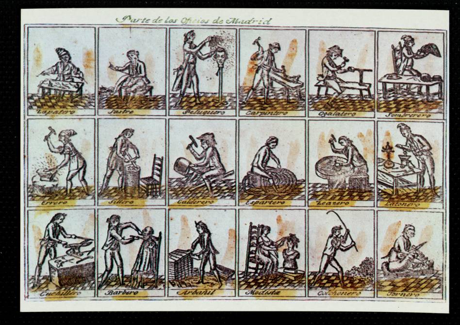 Coleccin Museo Municipal. Parte de los Oficios de Madrid. Annimo s. XIX