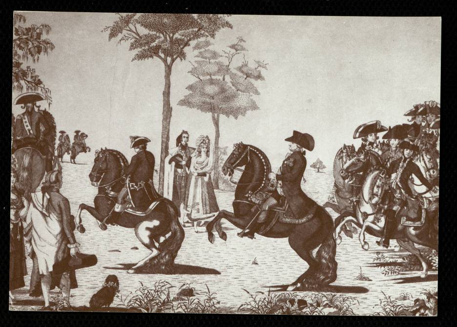 Carlos IV, a caballo