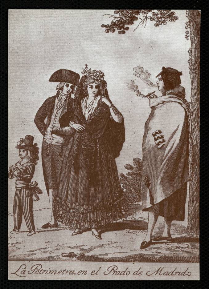 La petrimetra en el Prado de Madrid
