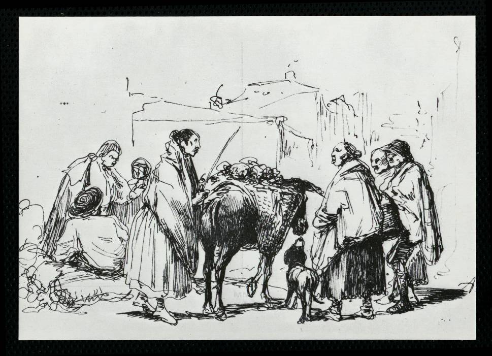 Coleccin Museo Municipal. Verdulera. Leonardo Alenza