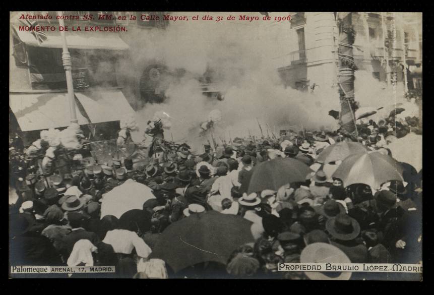 Atentado contra SS. MM. en la calle Mayor, el da 31 de mayo de 1906