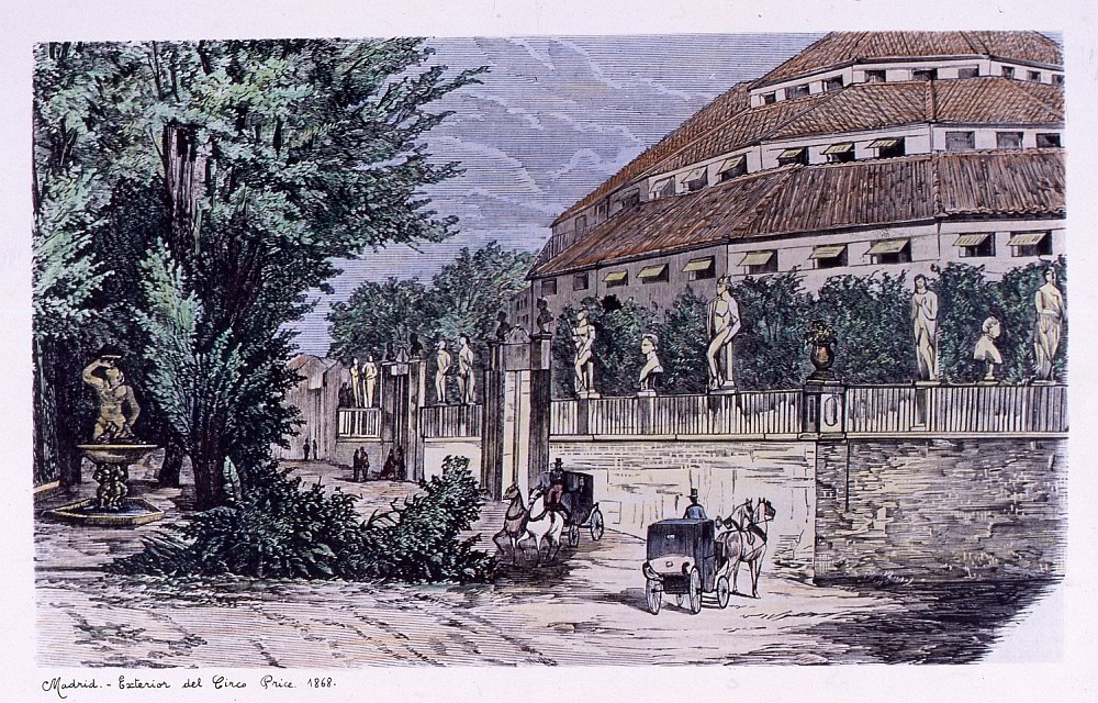 Exterior del Circo Price en Recoletos