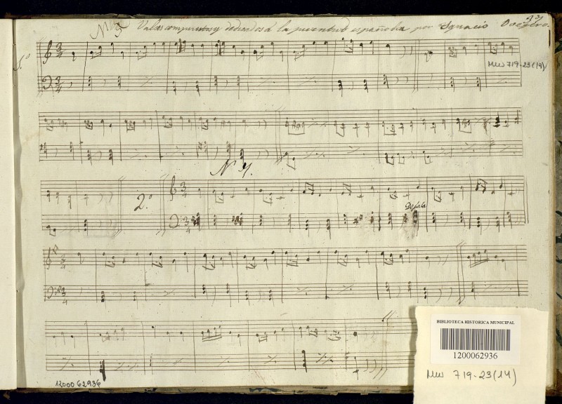 Valses compuestos y dedicados a la juventud espaola por Ygnacio Ovejero