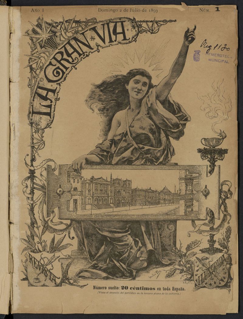 La Gran Va: revista semanal ilustrada del 2 de julio de 1893, n 1