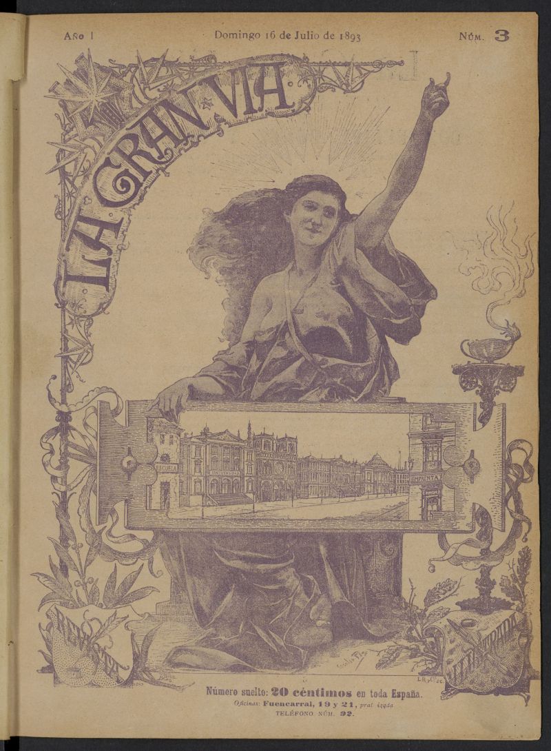 La Gran Va: revista semanal ilustrada del 16 de julio de 1893, n 3