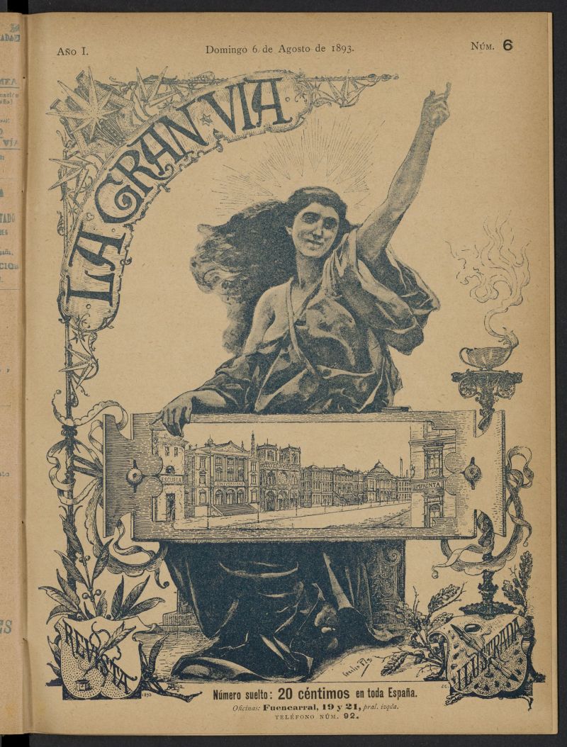 La Gran Va: revista semanal ilustrada del 6 de agosto de 1893, n 6