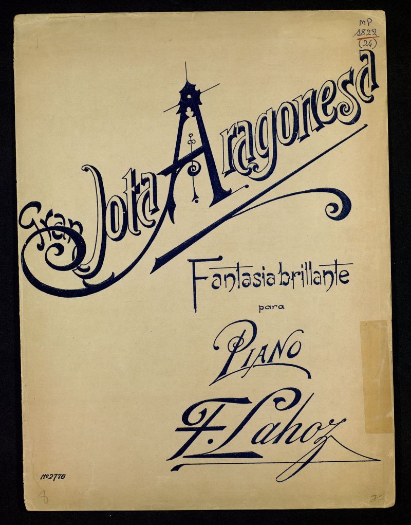 Gran jota aragonesa: fantasa brillante para piano