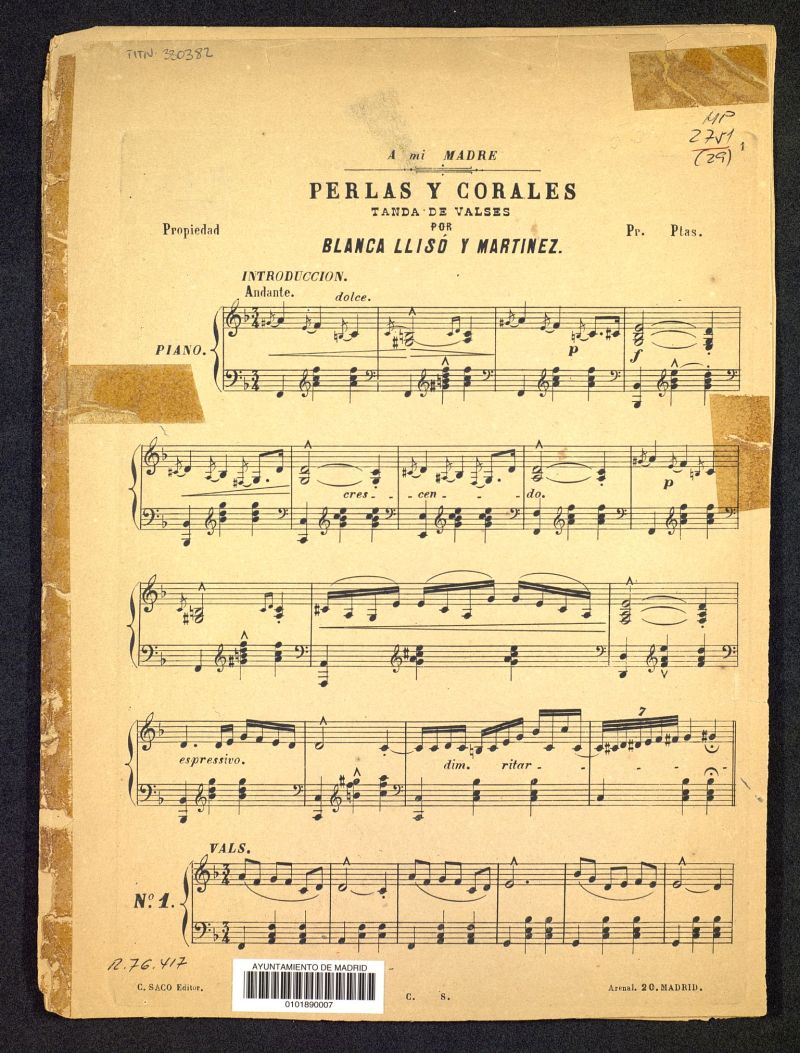Perlas y Corales: tanda de valses
