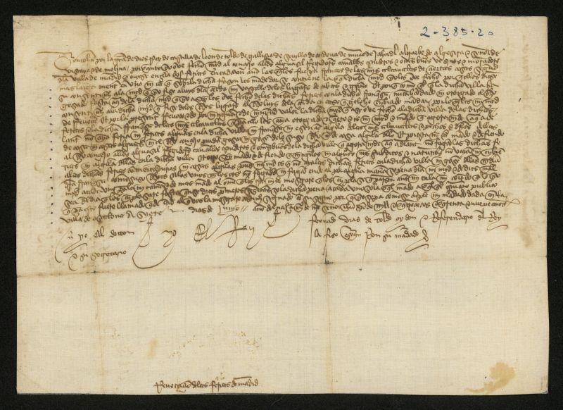 Provisin de Juan II revocando la concesin de dos ferias francas a Madrid por no haber consentido en la donacin que, de Cubas y Grin, hizo el rey a Luis de la Cerda