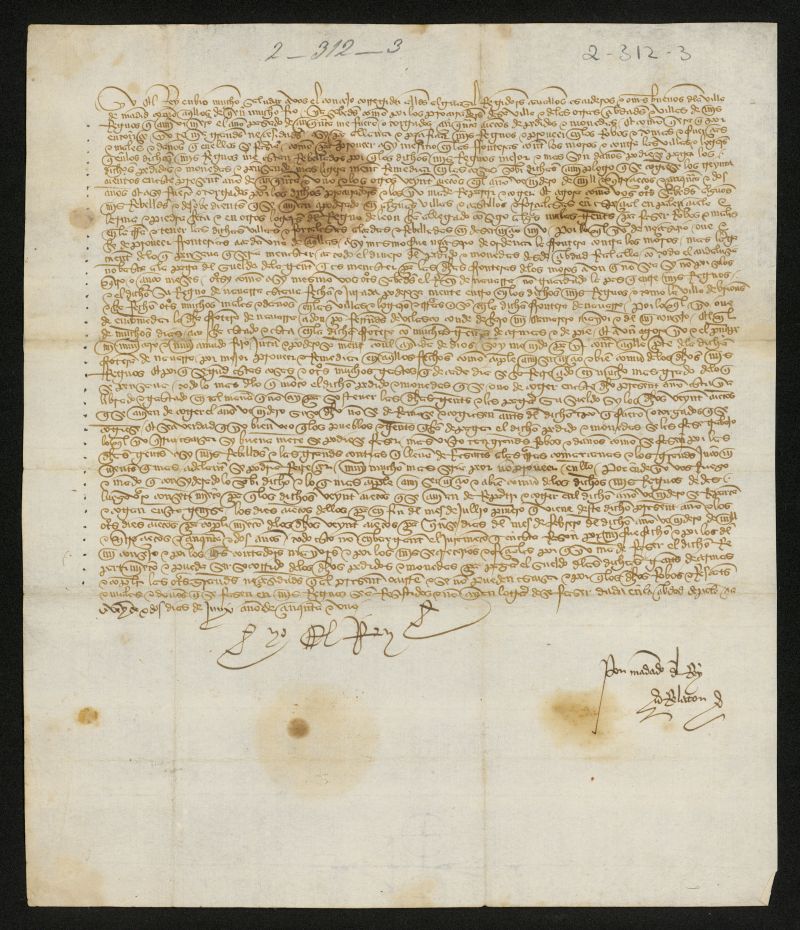 Cdula de Juan II, comunicando al Concejo de Madrid, la necesidad que tiene de dinero para hacer frente a los rebeldes y defender las fronteras de los moros, y pidiendo que se adelante el abono del servicio de cincuenta maraveds que los procuradores le haban ofrecido pagar, en dos aos
