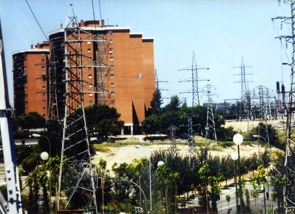 Torres de alta tensin en Aluche