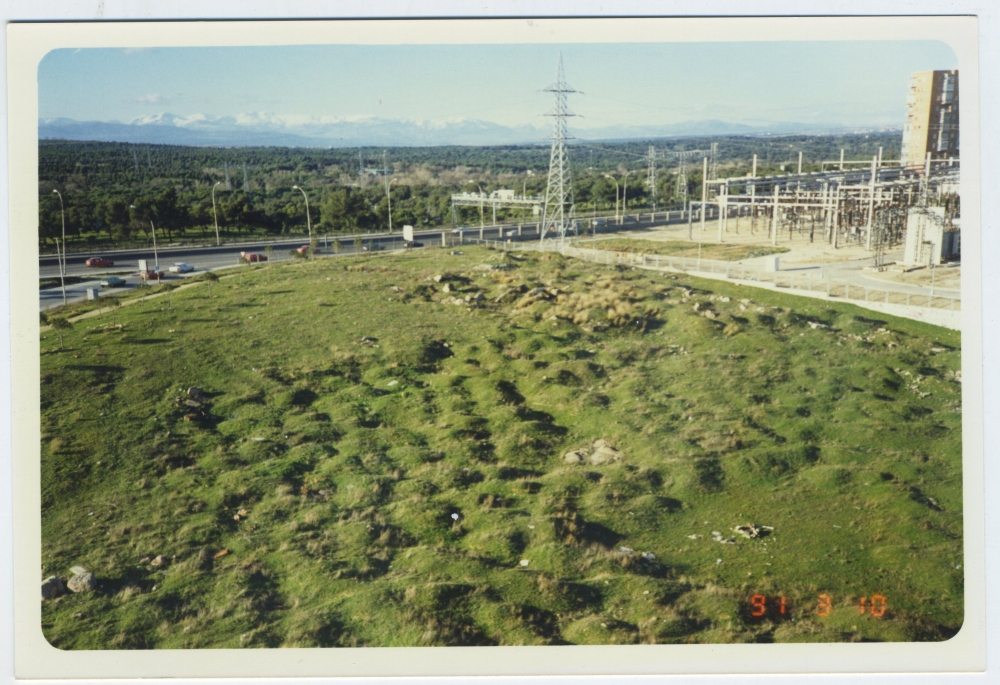 Antes de la construccin del anillo verde ciclista de Aluche