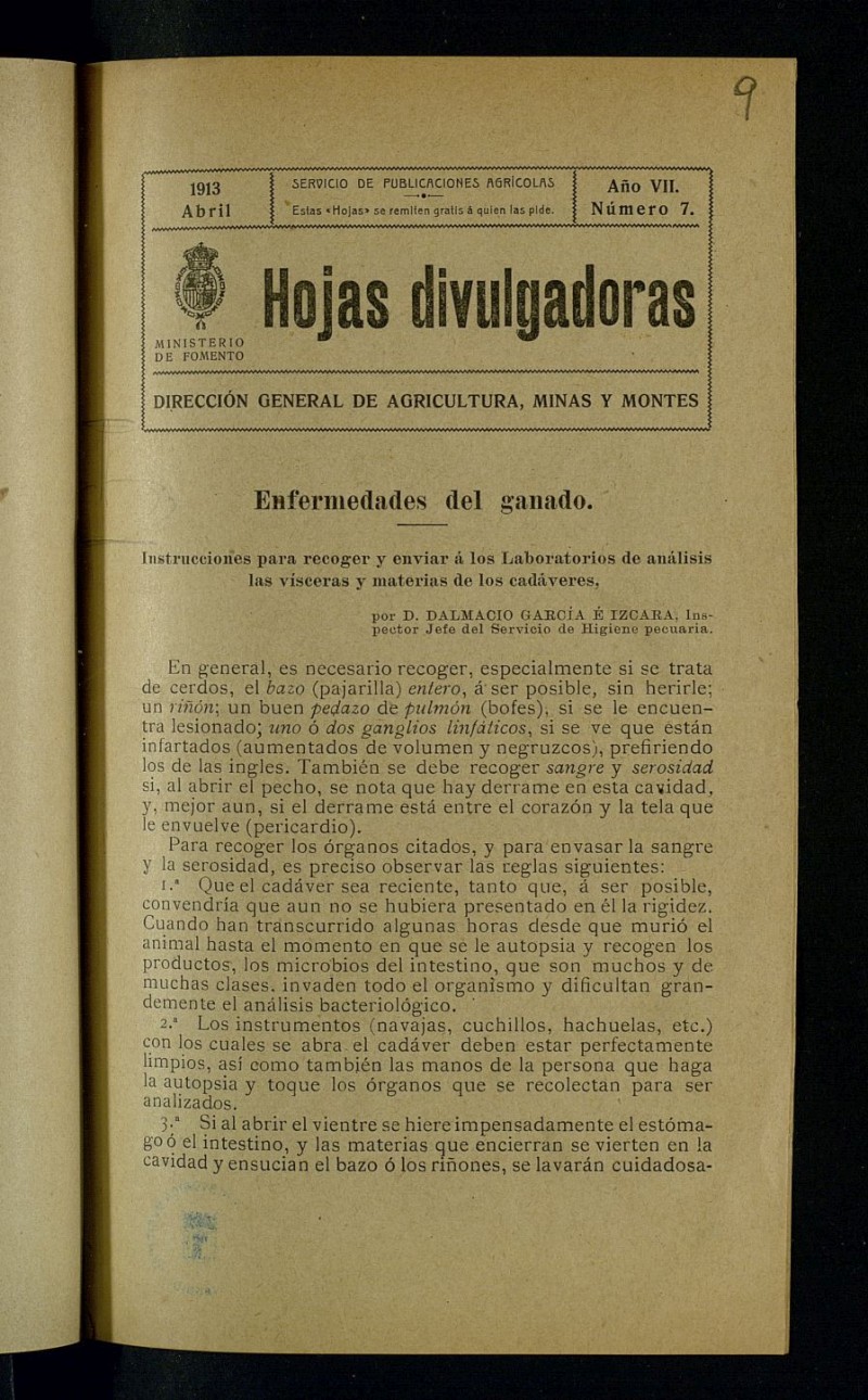 Enfermedades del ganado