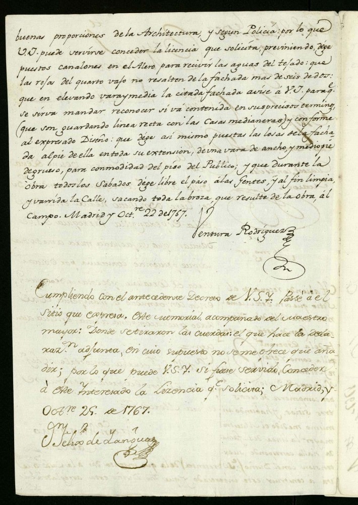 Licencia a Don Francisco Antonio Cabeza para edificar en la Calle de la Esperanza, n 8, 9 y 10, manzana 30