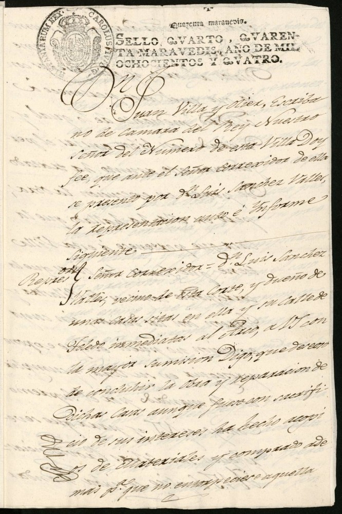 Licencia a Don Juan Francisco de Estrada para reedificacin de tres casas en la calle de Toledo n 9, 10 y 12 manzana 163