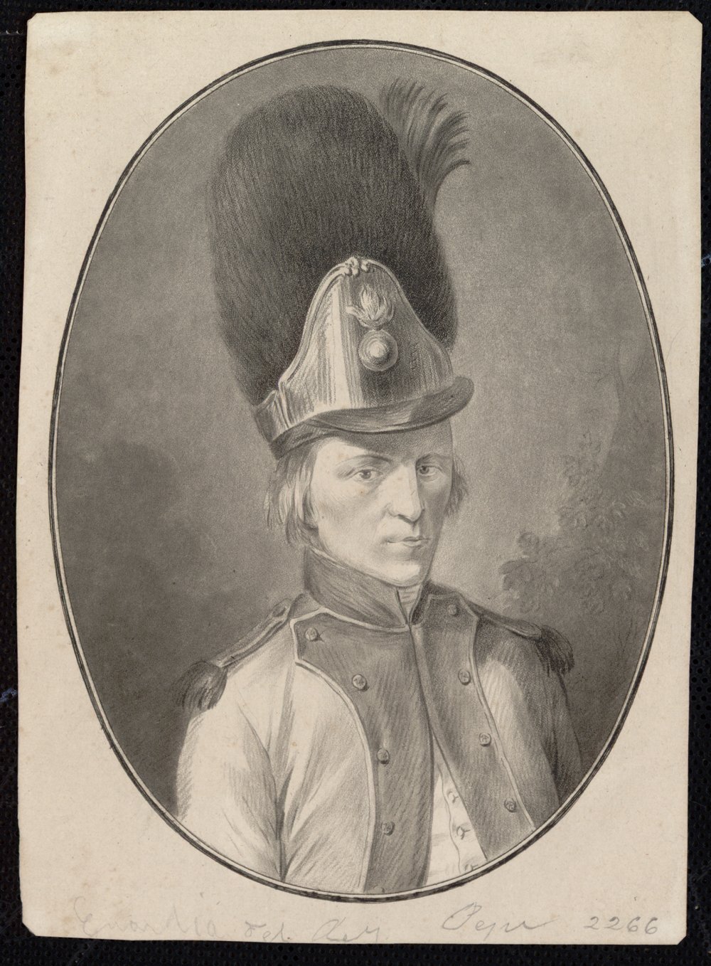 Retrato de un guardia real de Jos Bonaparte