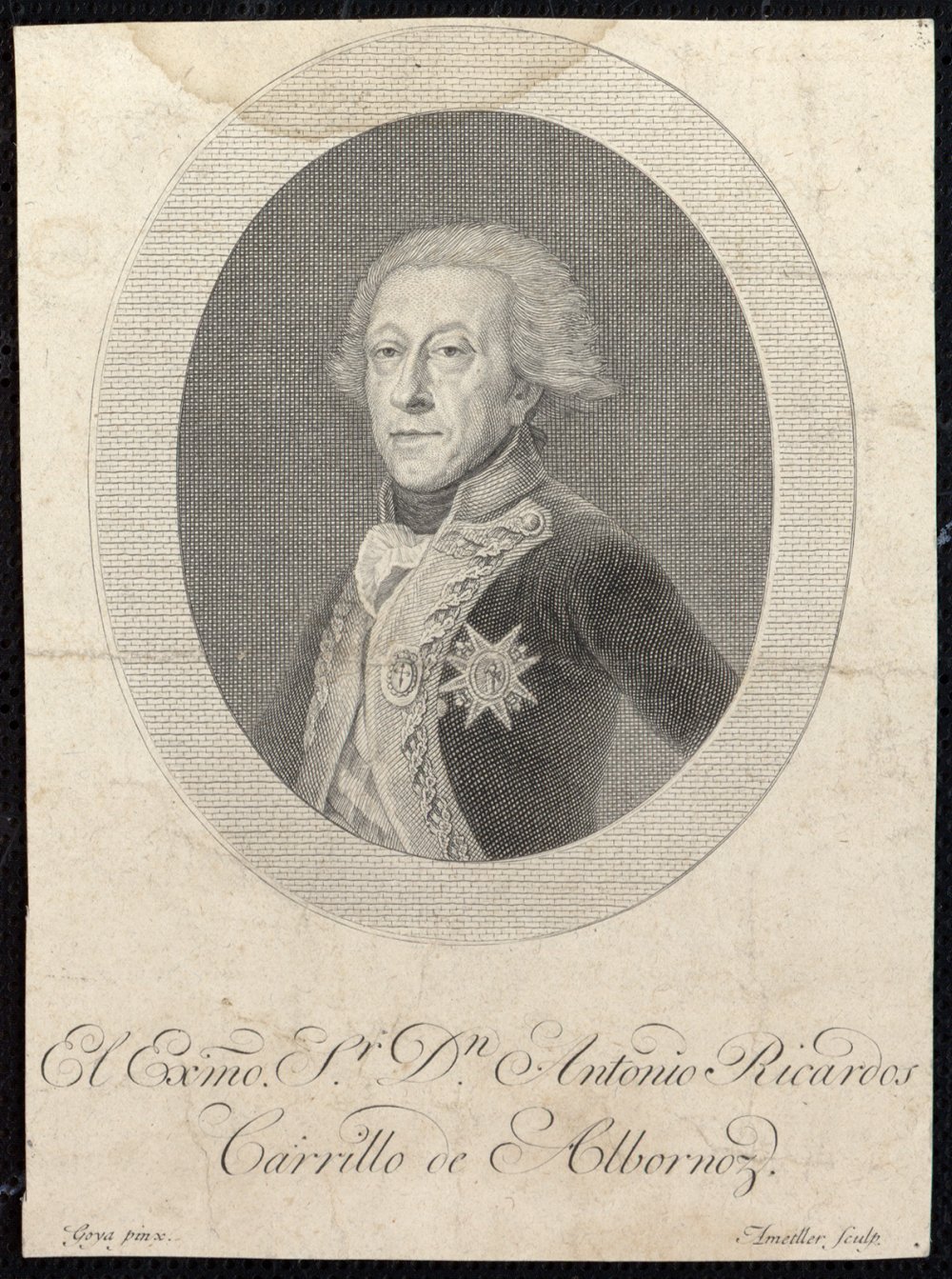 Retrato de Antonio Ricardos Carrillo de Albornoz