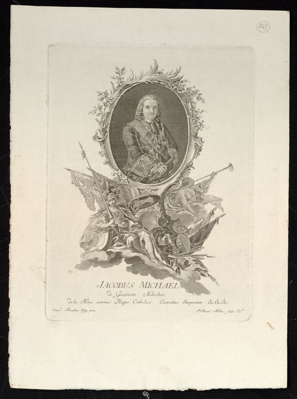 Retrato de Jaime Miguel de Guzman, Marqus de Mina