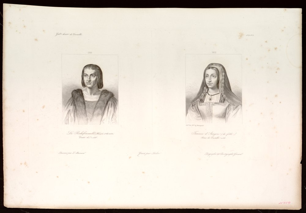 La Rochefoucauld ; Jeanne d'Aragon