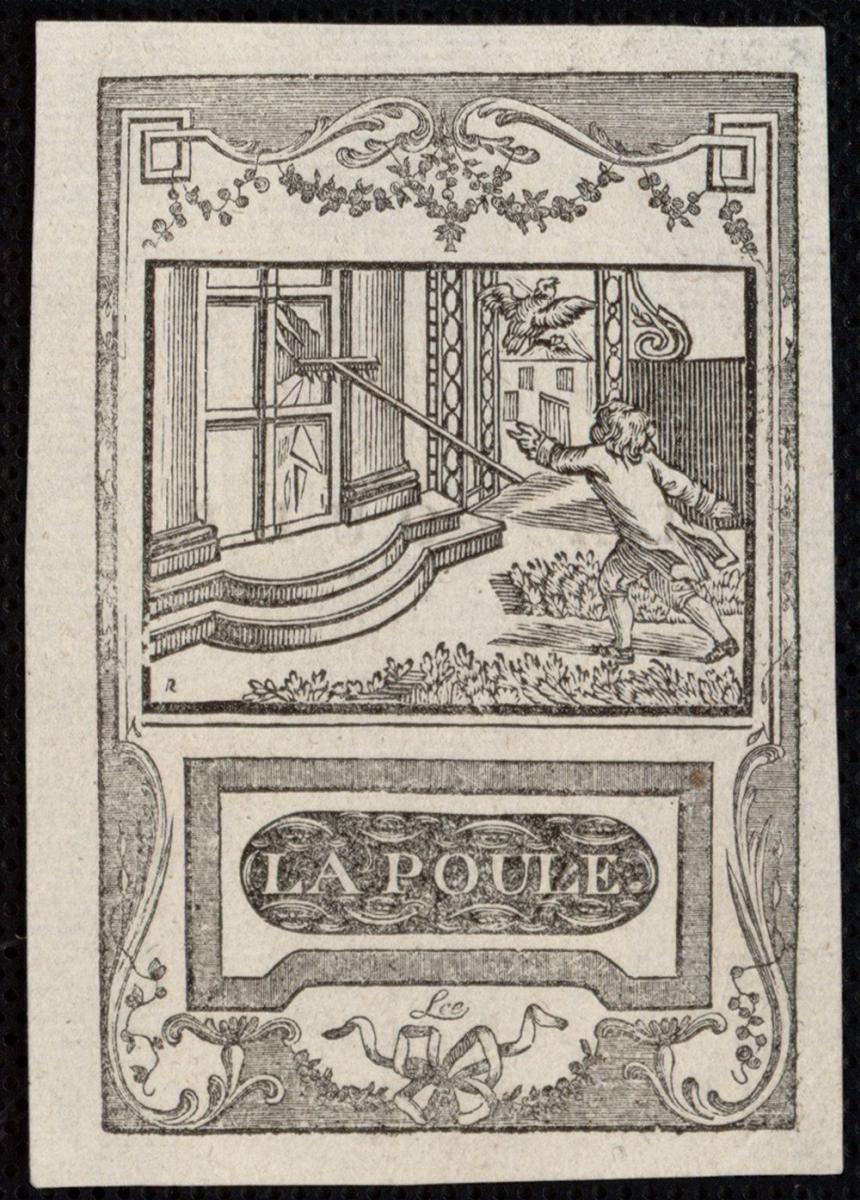 Frontispicio de La poule