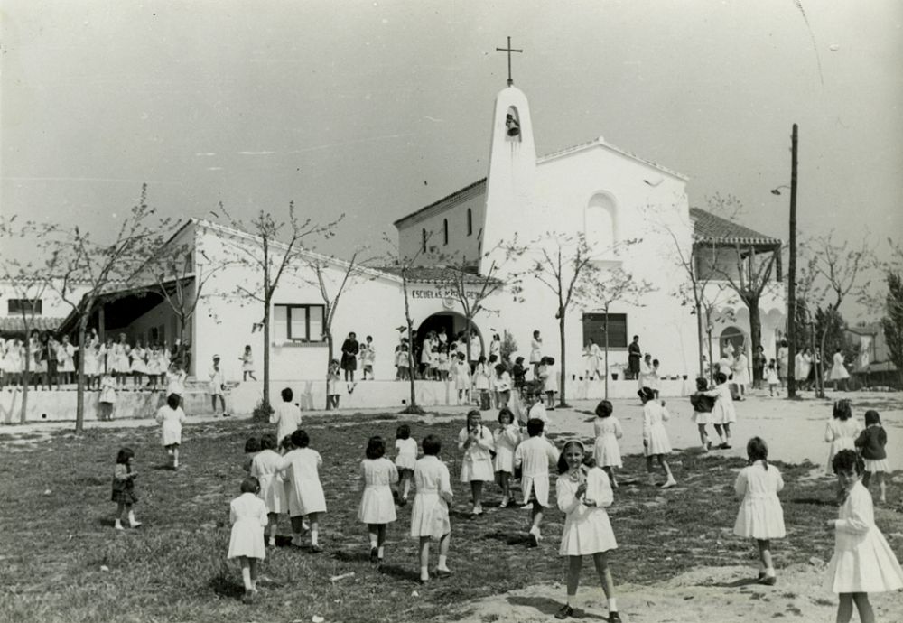 Recreo en el colegio Mara Reina de Aravaca